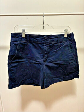 Gap 4" Downtown Khaki Short Shorts in Black Size 8